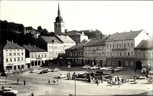 Ak Sebnitz Sächsische Schweiz, August-Bebel-Platz