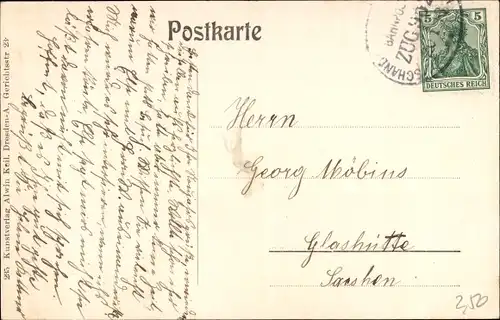 Ak Sebnitz Sächsische Schweiz, Teilansicht