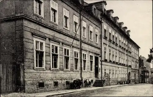 Ak Kleinwelka Bautzen in der Lausitz, Straßenpartie