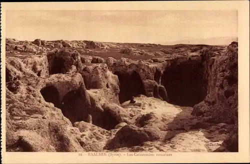 Ak Baalbek Libanon, Les catacombes romaines