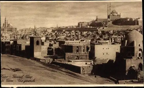Ak Cairo Kairo Ägypten, General View