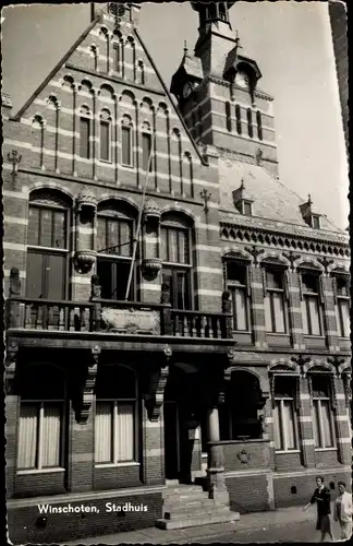 Ak Winschoten Groningen Niederlande, Stadhuis