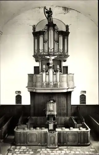 Ak Middelburg Zeeland Niederlande, Het hist. Duyschot orgel 1707