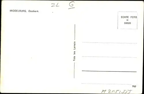 Ak Middelburg Zeeland Niederlande, Orgel, Oostkerk