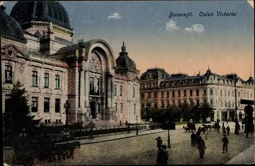 Ak București Bukarest Rumänien, Calea Victoriei