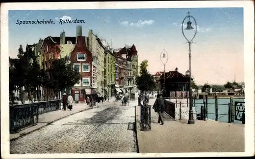 Ak Rotterdam Südholland Niederlande, Spaanschekade