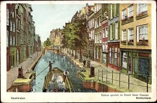 Ak Rotterdam Südholland Niederlande, Spuiwater