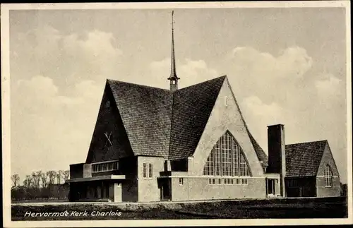 Ak Charlois Rotterdam Südholland Niederlande, Hervormde Kerk