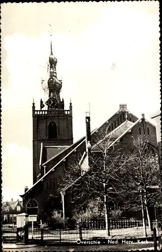 Ak Overschie Rotterdam Südholland, Ned. Herv. Kerk