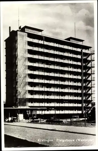 Ak Kralingen Rotterdam Südholland Niederlande, Flatgebouw