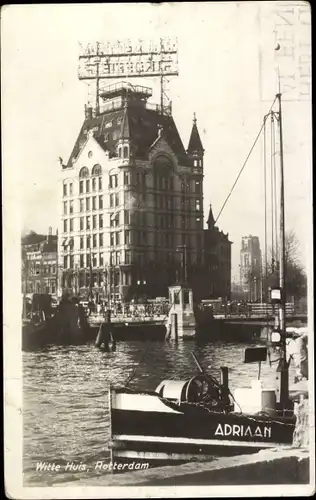 Ak Rotterdam Südholland Niederlande, Witte Huis