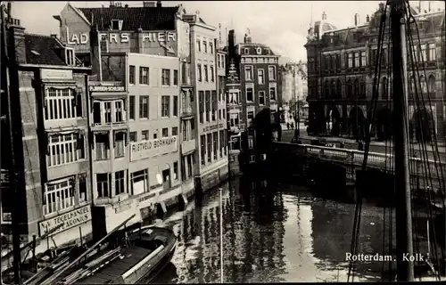 Ak Rotterdam Südholland Niederlande, Kolk