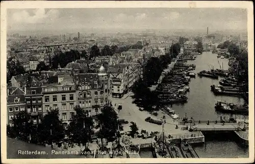 Ak Rotterdam Südholland Niederlande, Panorama vanaf het Witte Huis