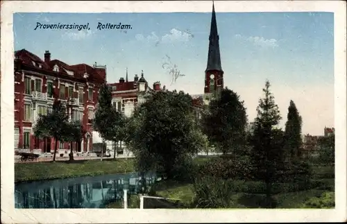 Ak Rotterdam Südholland Niederlande, Provenierssingel