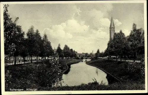 Ak Rotterdam Südholland Niederlande, Hillevliet, Kerk