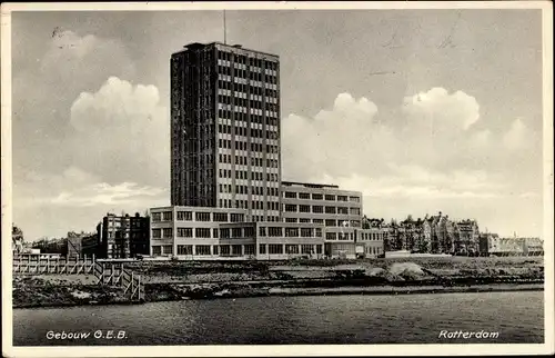 Ak Rotterdam Südholland Niederlande, Gebouw G.E.B.