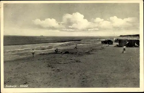 Ak Rockanje aan Zee Südholland Niederlande, Strand