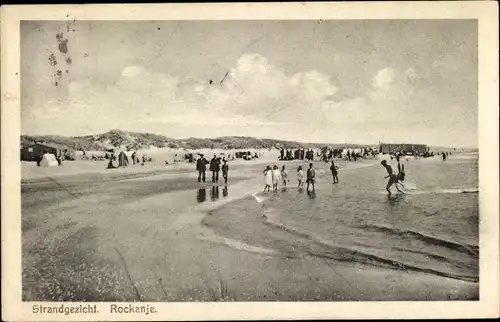 Ak Rockanje aan Zee Südholland Niederlande, Strandgezicht