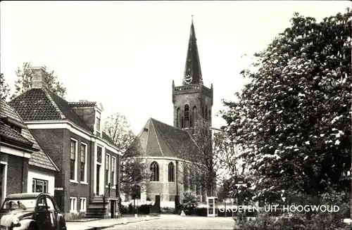 Ak Hoogwoud Nordholland Niederlande, Kerk
