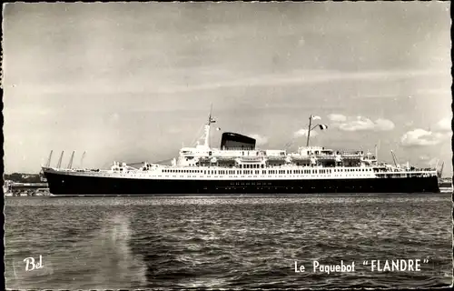 Ak Dampfer Flandre, French Line