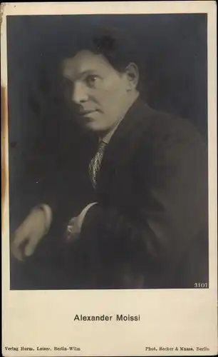 Ak Schauspieler Alexander Moissi, Portrait