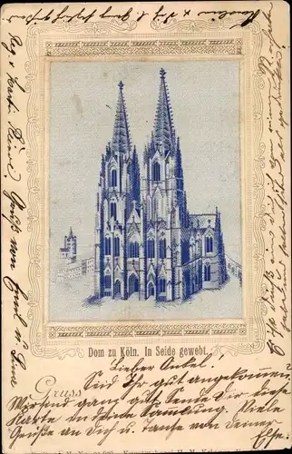 Seiden Ak Köln am Rhein, Der Dom