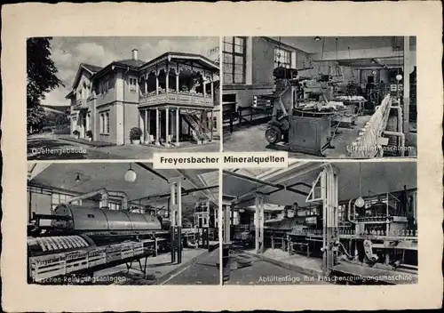 Ak Bad Freyersbach Bad Peterstal Griesbach im Schwarzwald, Mineralquellen Kimmig AG, Innenansicht