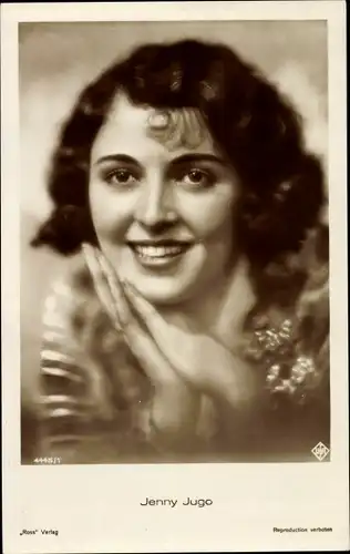 Ak Schauspielerin Jenny Jugo, Portrait, Ross Verlag 4445/1