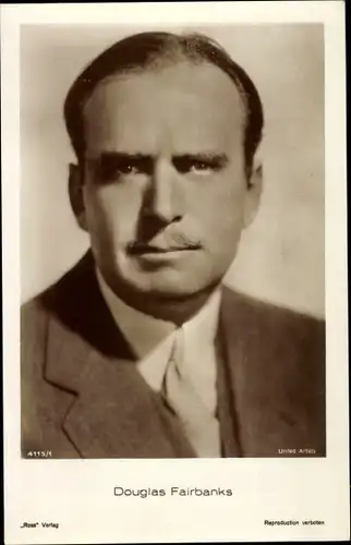 Ak Schauspieler Douglas Fairbanks, Portrait