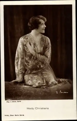 Ak Schauspielerin Mady Christians, Ross Verlag 1548 1