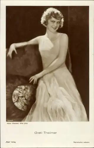 Ak Schauspielerin Gretl Theimer, Portrait, Ross Verlag 5033 1