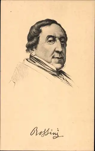 Ak Gioachino Antonio Rossini, Komponist