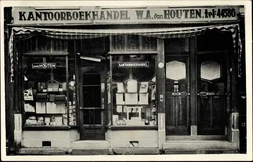 Foto Ak Rotterdam Südholland Niederlande, Kantoorboekhandel W. A. van Houten