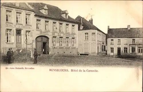 Ak Bon Secours Bonsecours Péruwelz Hennegau, Hotel de la Cornette