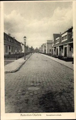 Ak Charlois Rotterdam Südholland Niederlande, Korenbloemstraat