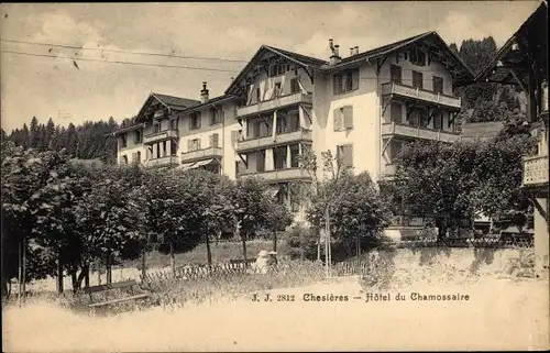 Ak Chesieres Ollon Kanton Waadt, Grand Hotel du Chamossaire
