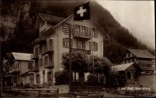Ak Seelisberg Kanton Uri, Hotel Tell