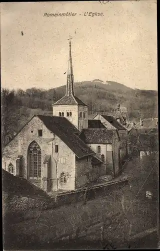 Ak Romainmôtier Envy Kanton Waadt, L'Eglise
