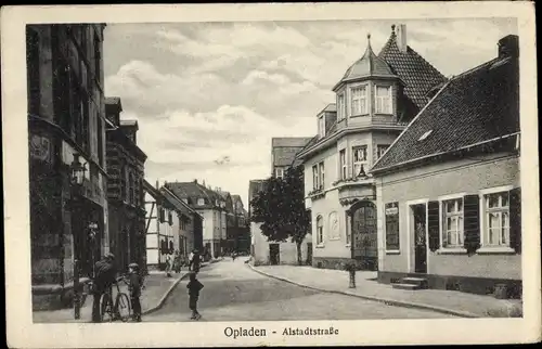 Ak Opladen Leverkusen im Rheinland, Alstadtstraße