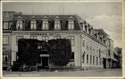 Ak Rendsburg in Schleswig Holstein, Germania Hotel