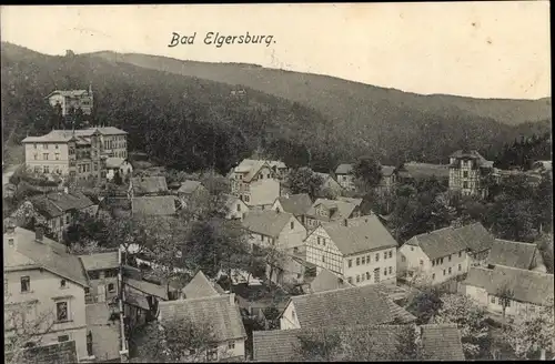 Ak Elgersburg in Thüringen, Ortsübersicht