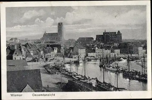 Ak Hansestadt Wismar, Gesamtansicht