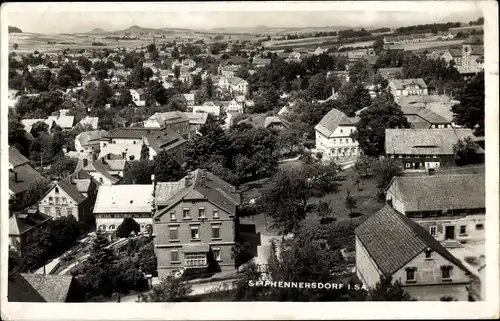 Ak Seifhennersdorf in der Oberlausitz Sachsen, Ortsübersicht