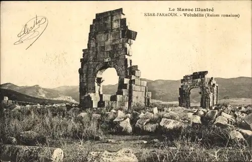 Ak Ksar-Faraoun Marokko, Volubillis (Ruines romaines)