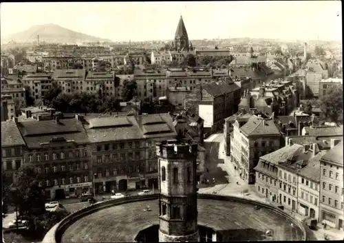 Ak Görlitz in der Lausitz, Blick zum Kaisertrutz und zur Landeskrone