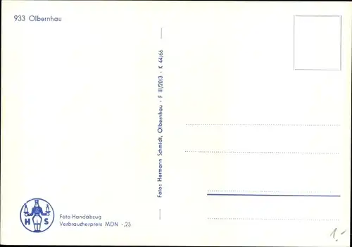 Ak Olbernhau im Erzgebirge, Panorama