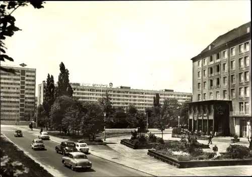 Ak Dresden Altstadt, Ring-Cafe, Straßenpartie