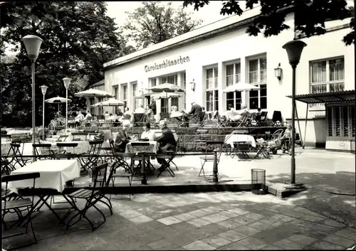 Ak Dresden, HOG Carolaschlösschen, Großer Garten