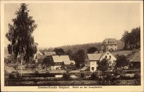 Ak Hetzdorf Halsbrücke in Sachsen, Sumpfmühle