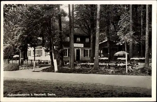 Ak Neustadt in Sachsen, Hohwaldschänke